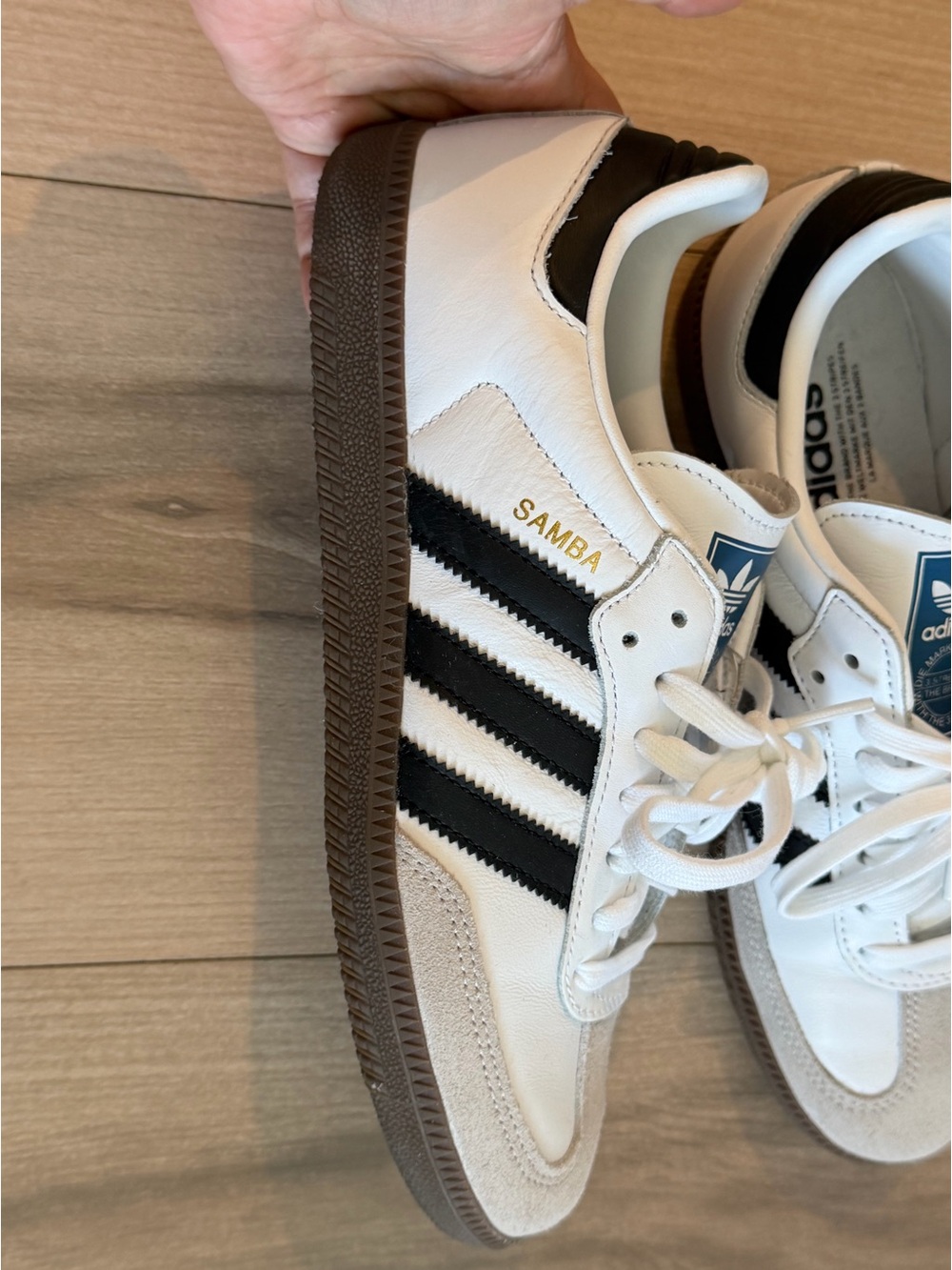 Adidas OG Samba Sneakers (Cloud White / Core Black) - Picture 2 of 9